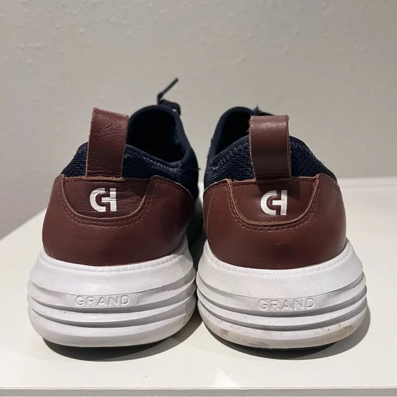 Cole Haan Grand Sport Men's Knit Casual Shoes Sneakers Size 11 Blue C32582 EUC - Picture 6 of 11
